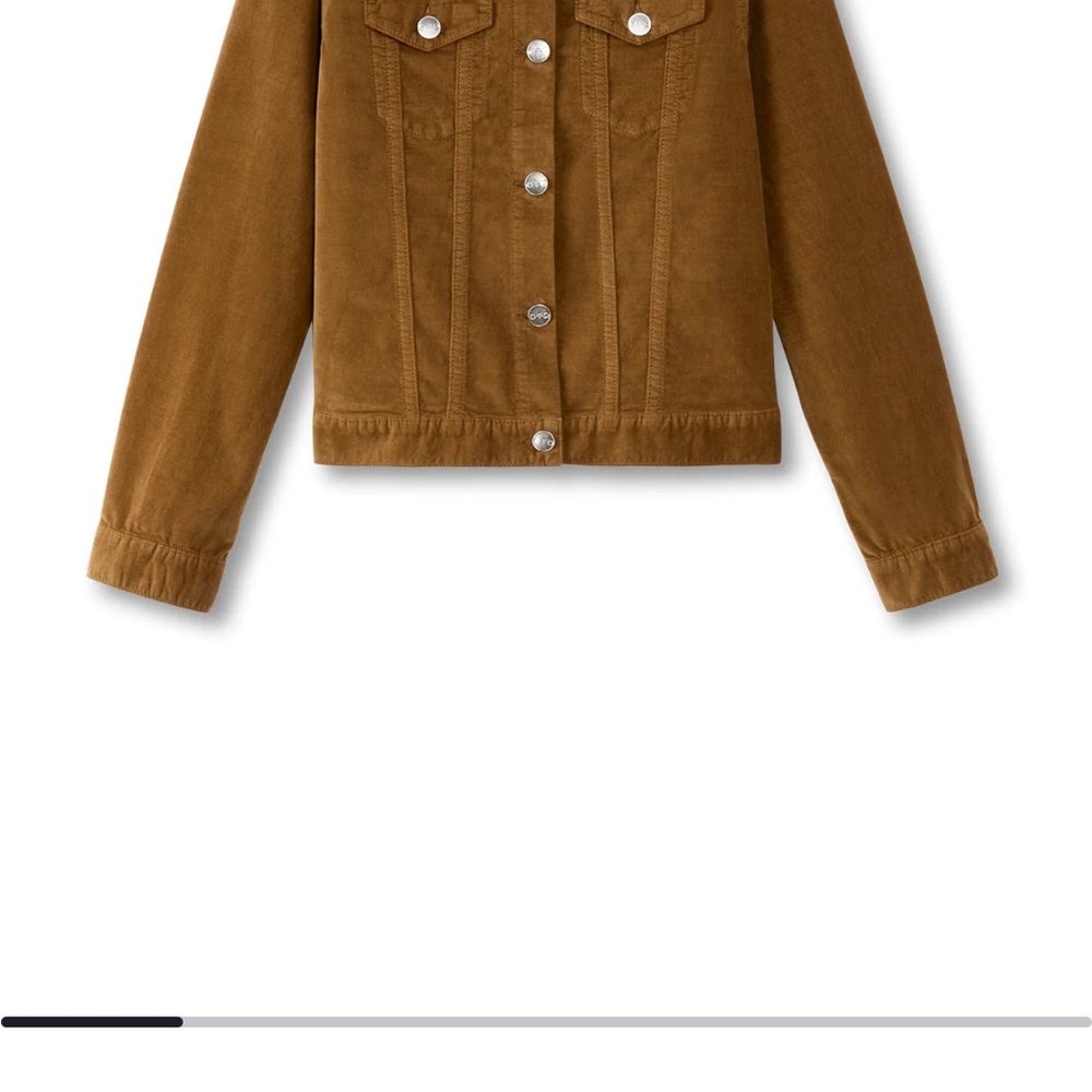 OTD On This Day  Brown stretch velvet Jacket